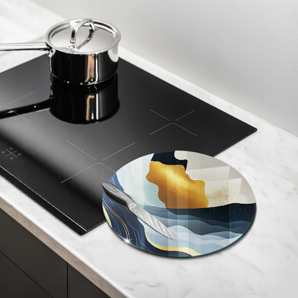 Protection plaque induction Montagnes abstraites