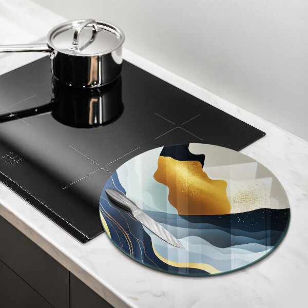 Protection plaque induction Montagnes abstraites