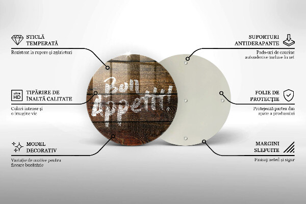 Protection plaque induction Panneaux d'inscription Bon appetit