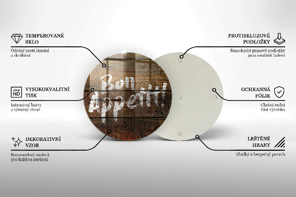 Protection plaque induction Panneaux d'inscription Bon appetit