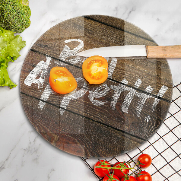 Protection plaque induction Panneaux d'inscription Bon appetit