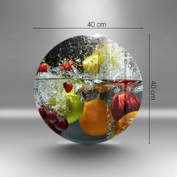 Protection plaque induction Fruits juteux dans l'eau