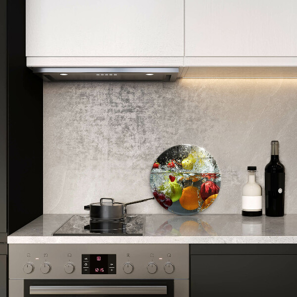 Protection plaque induction Fruits juteux dans l'eau