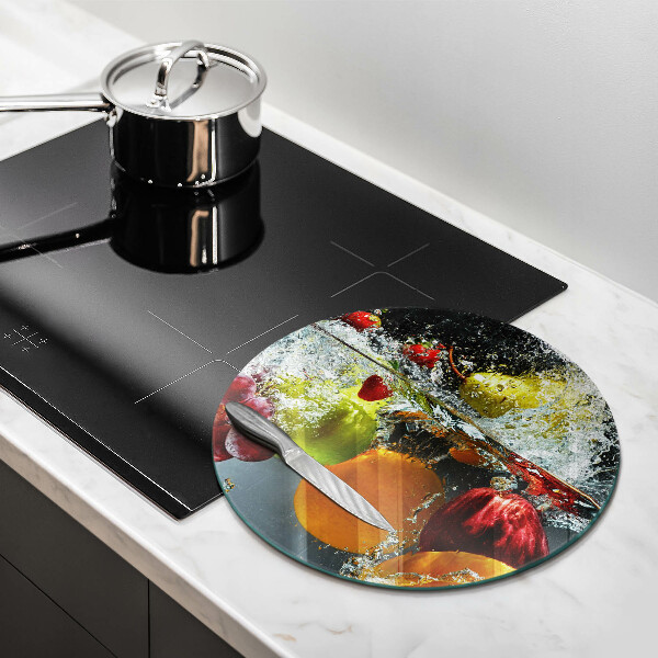 Protection plaque induction Fruits juteux dans l'eau