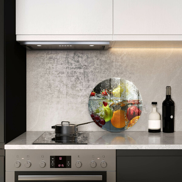 Protection plaque induction Fruits juteux dans l'eau