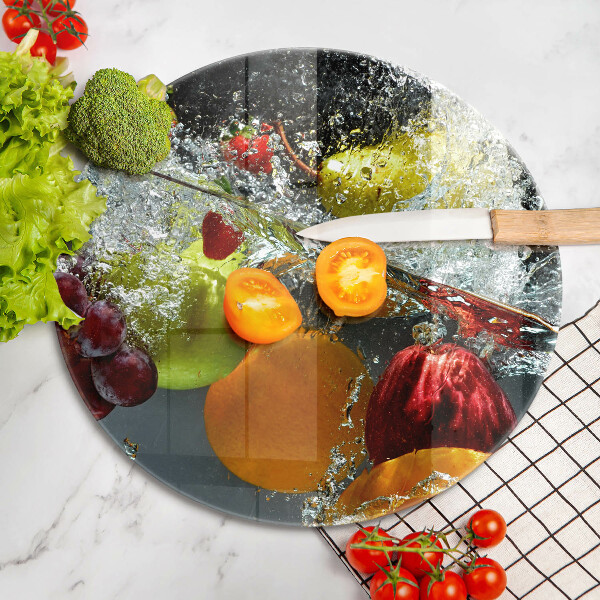 Protection plaque induction Fruits juteux dans l'eau