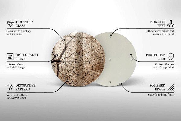 Protection plaque induction Coupe transversale d'un arbre