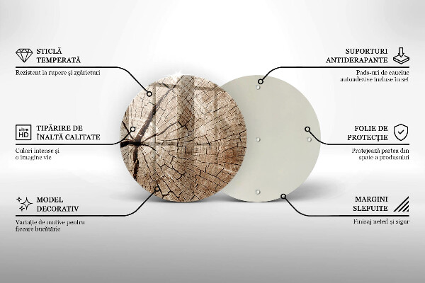 Protection plaque induction Coupe transversale d'un arbre