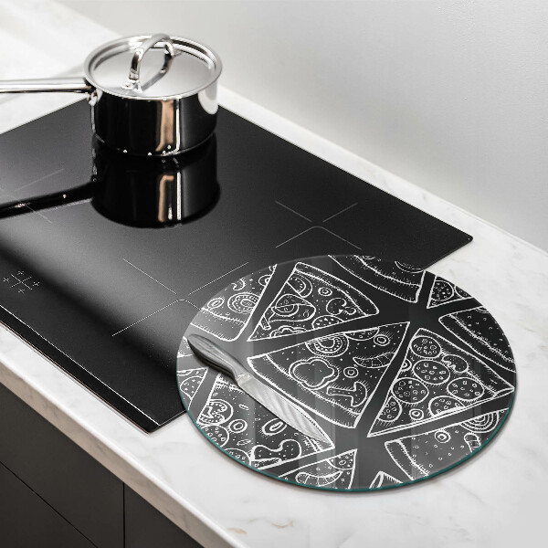 Protection plaque induction Illustration de pizza