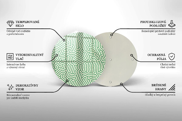 Protection plaque induction Lignes abstraites