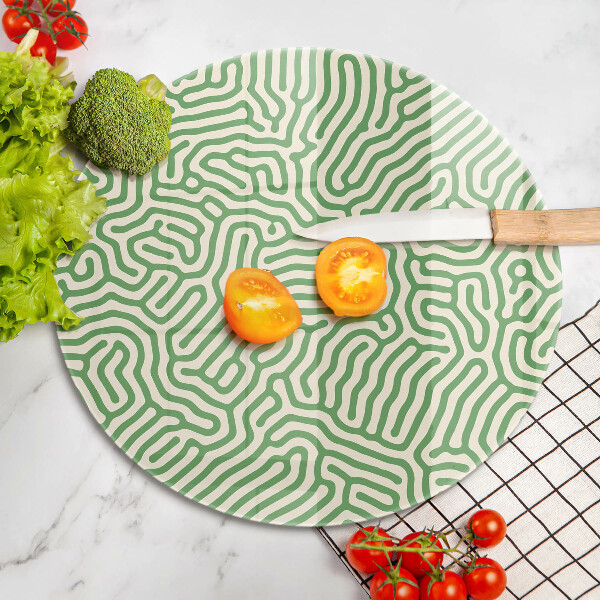 Protection plaque induction Lignes abstraites