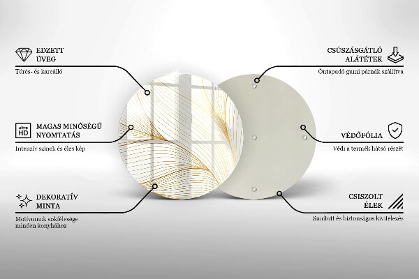 Protection plaque induction Modèle de lignes modernes