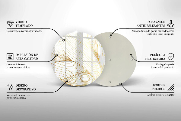 Protection plaque induction Modèle de lignes modernes