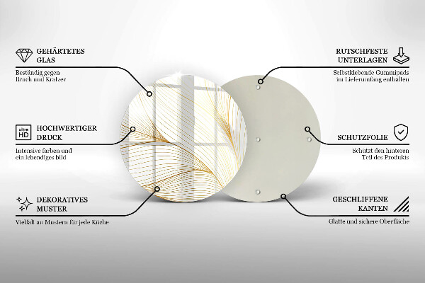 Protection plaque induction Modèle de lignes modernes