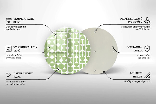 Protection plaque induction Modèle de formes bohèmes