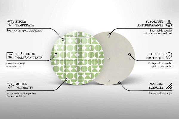 Protection plaque induction Modèle de formes bohèmes