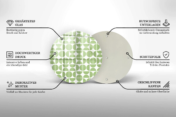 Protection plaque induction Modèle de formes bohèmes