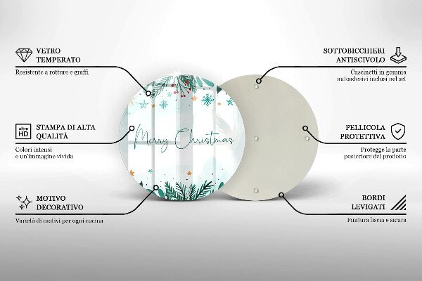 Protection plaque induction Merry Christmas