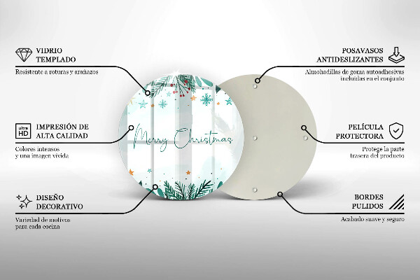 Protection plaque induction Merry Christmas