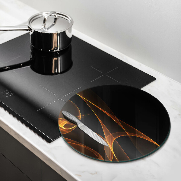 Protection plaque induction Lignes abstraites