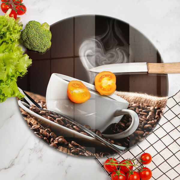 Protection plaque induction Un café et une tasse