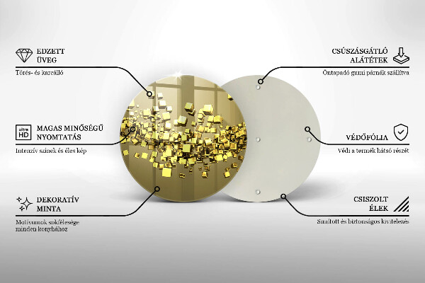 Protection plaque induction Géométrie 3D abstraite