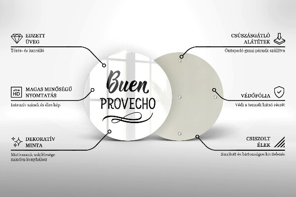 Protection plaque induction Buen provecho