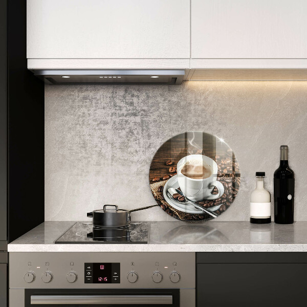 Protection plaque induction Tasse et grains de café