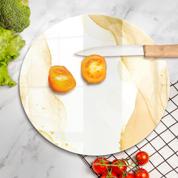 Protection plaque induction Abstraction dorée