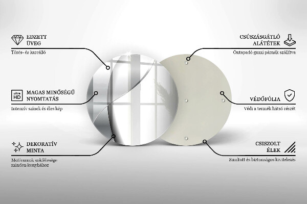 Protection plaque induction Abstraction en métal argenté