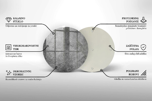 Protection plaque induction Texture de pierre en béton