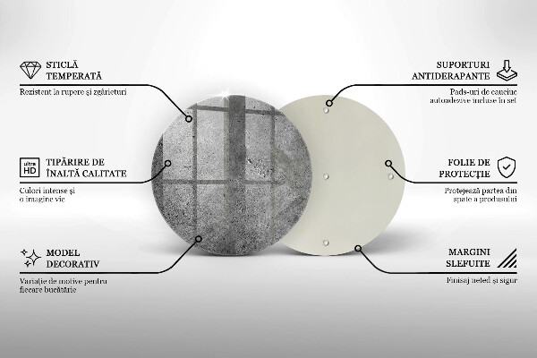 Protection plaque induction Texture de pierre en béton