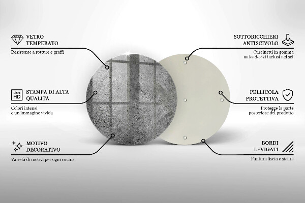 Protection plaque induction Texture de pierre en béton