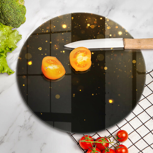 Protection plaque induction Paillettes d'or