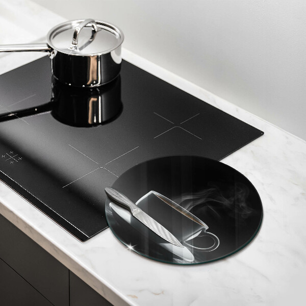 Protection plaque induction Tasse de café chaude