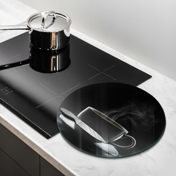 Protection plaque induction Tasse de café chaude