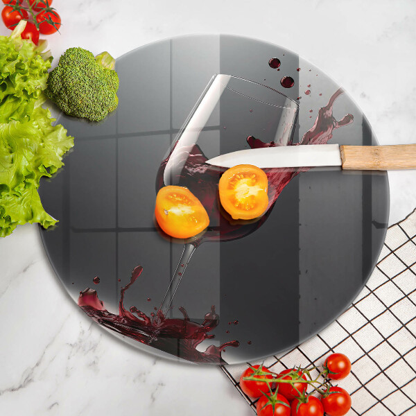 Protection plaque induction Vin rouge dans un verre