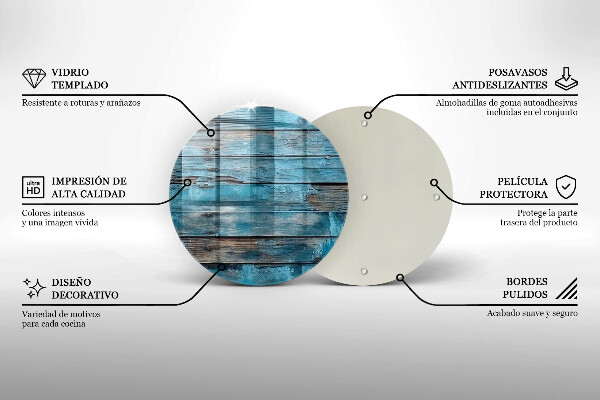 Protection plaque induction Vieilles planches bleues