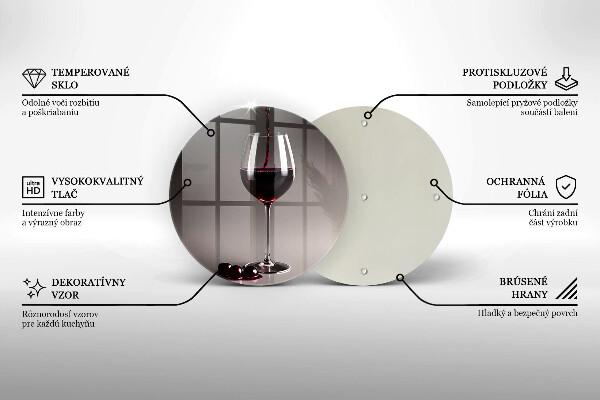 Protection plaque induction Verre et raisins