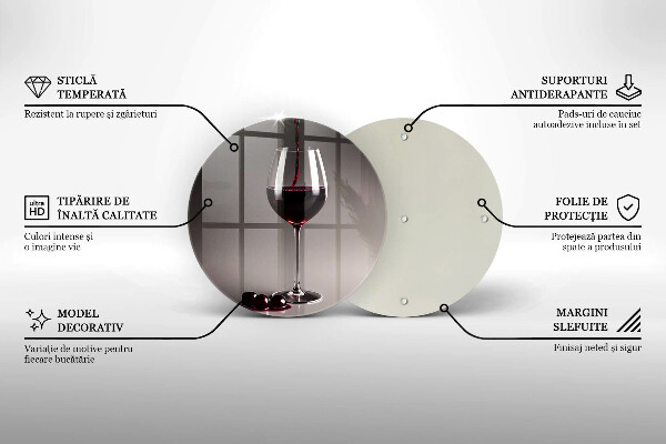 Protection plaque induction Verre et raisins