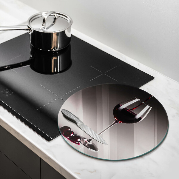 Protection plaque induction Verre et raisins