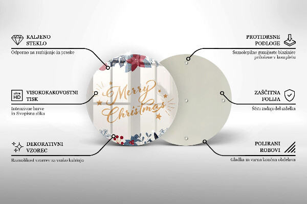 Protection plaque induction Merry Christmas