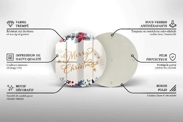 Protection plaque induction Merry Christmas