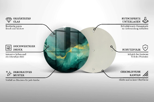 Protection plaque induction Bouteille verte