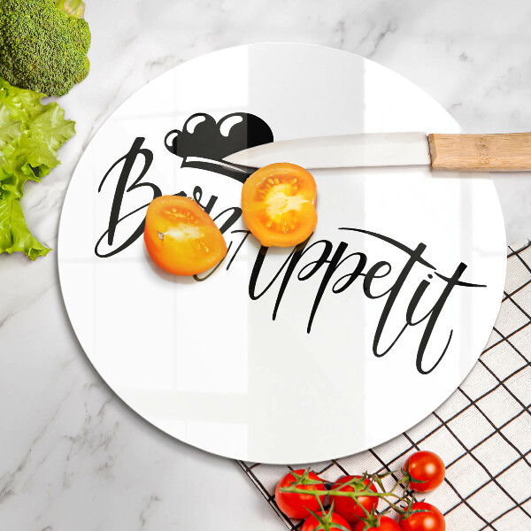 Protection plaque induction Inscription Bon Appetit