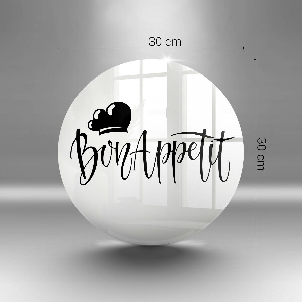 Protection plaque induction Inscription Bon Appetit