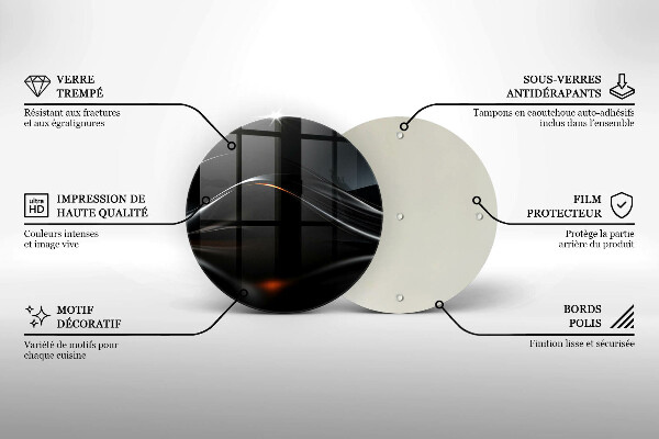 Protection plaque induction Conception 3D abstraite
