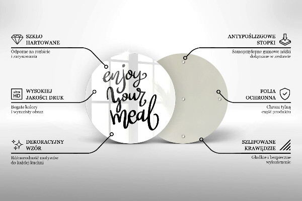 Protection plaque induction Enjoy your meal