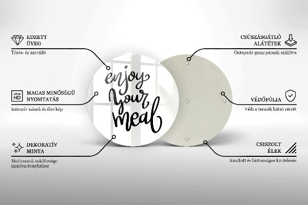 Protection plaque induction Enjoy your meal