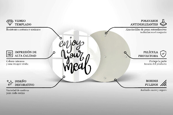 Protection plaque induction Enjoy your meal